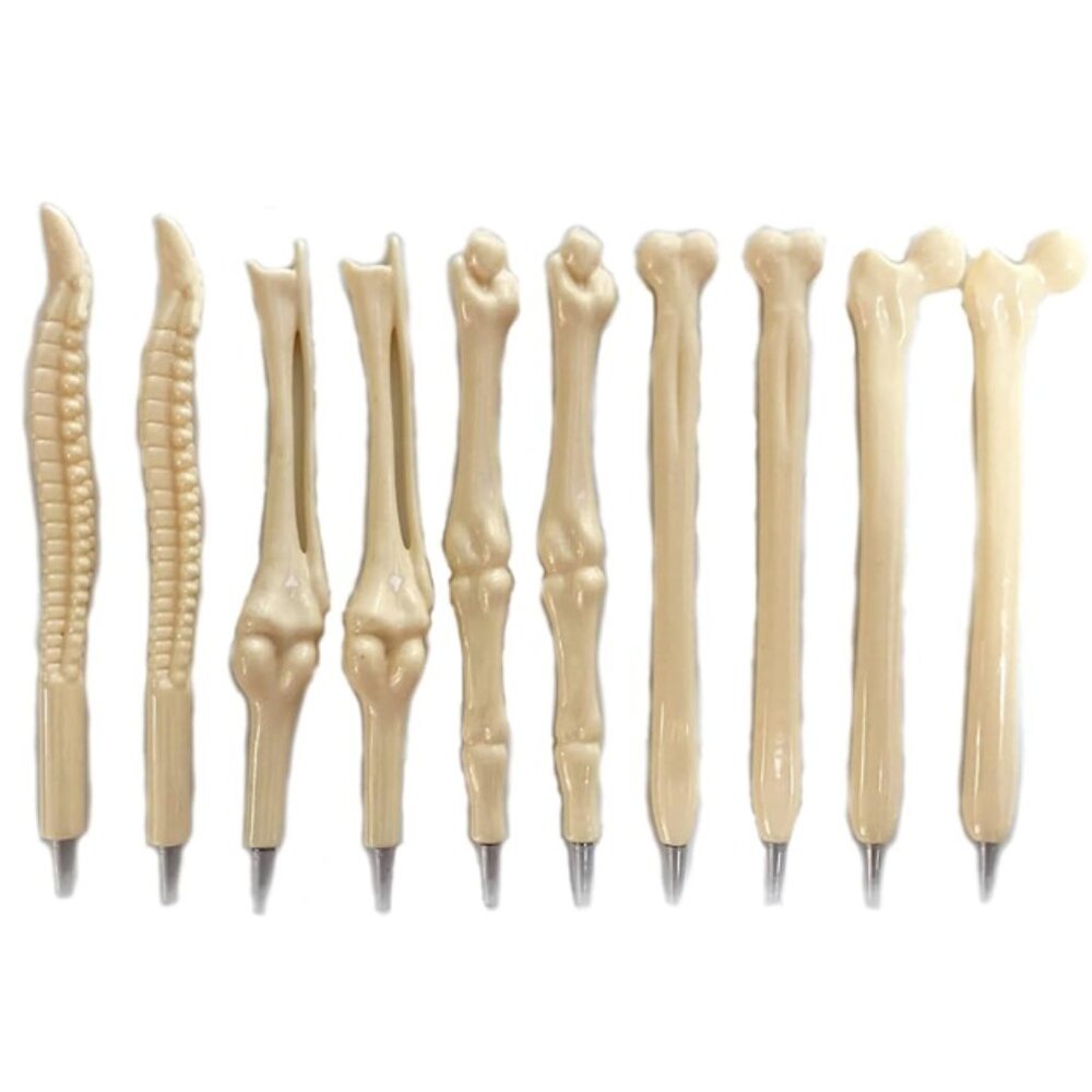 Novely Bone Design Ballpoint Pens (10 pcs)